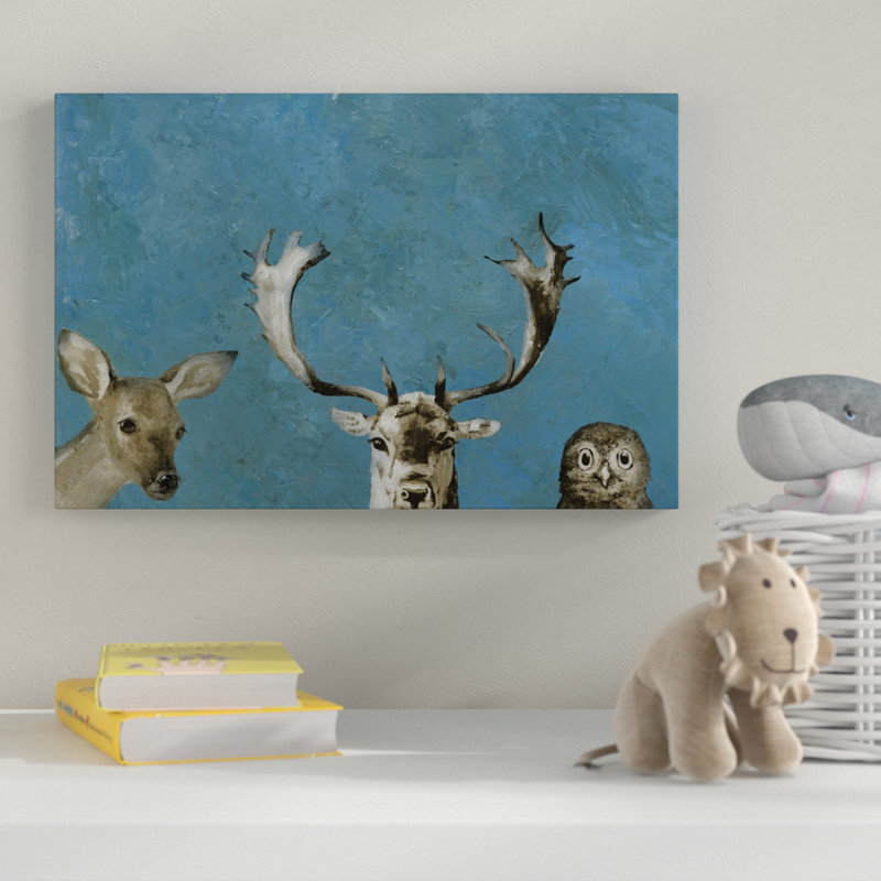 Art sur toile Bucoli «Forest Trio», H 40 po x l 60 po x P 1,5 po