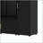 American Style 4-in-1 Hall Tree with Padded Bench & 4 Hooks-129045972