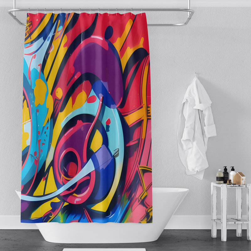 Rideau de douche Cythnie, H 93 po x l 70 po