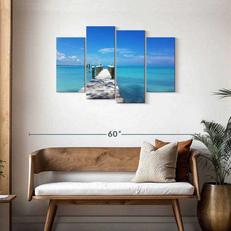 Aletra Exuma Bahamas Dock, 27" H x 43" W