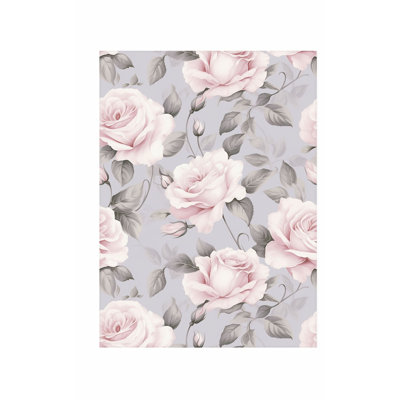 Impression florale de luxe sans cadre
