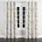 Striped Curtains for bedroom - Modern Grey Stripes Grommet Curtain - 1 Panel-1928035272-1928035276