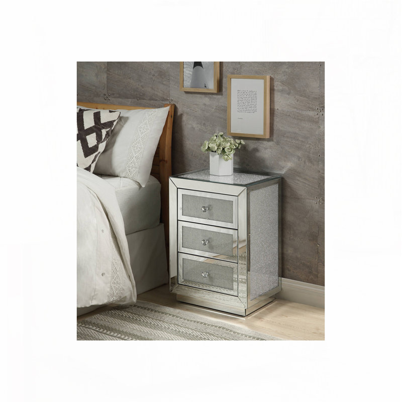 Table d'appoint en miroir
