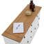 Zev 125cm Solid Wood Sideboard