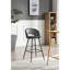 Hollydale Upholstered Counter Stool with Metal Frame-877019954