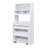 Kitchen Pantry Cabinet with Extendable Table-301741423