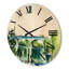 Horloge murale paysage avec vieux pont dans la campagne-63901773