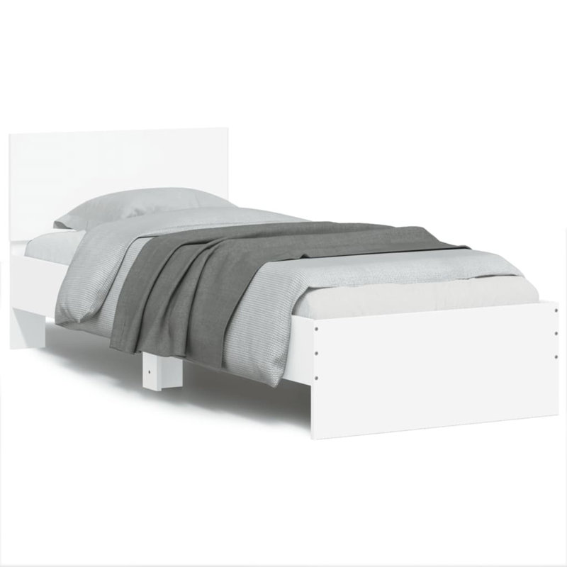 Bed, Small Single (2'6), White