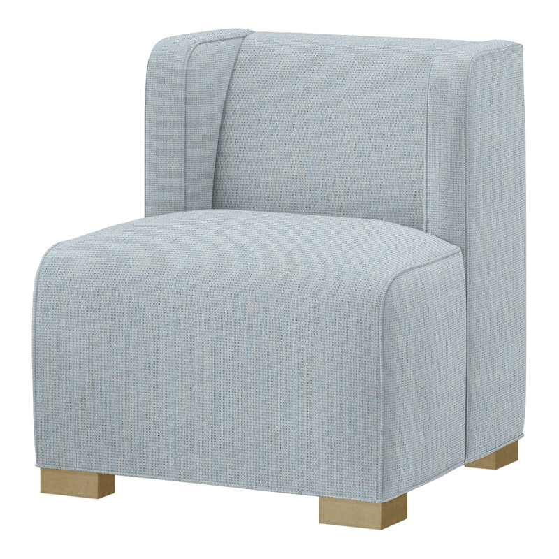 TAU Upholstery Slipper Chair, Storm Cloud (Performance fabric) 1359-95, Dune