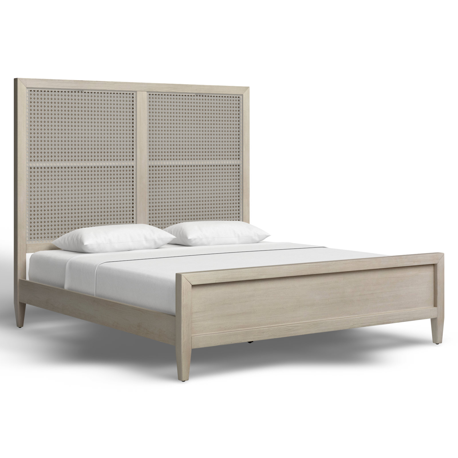 Lugano Cane Bed, King