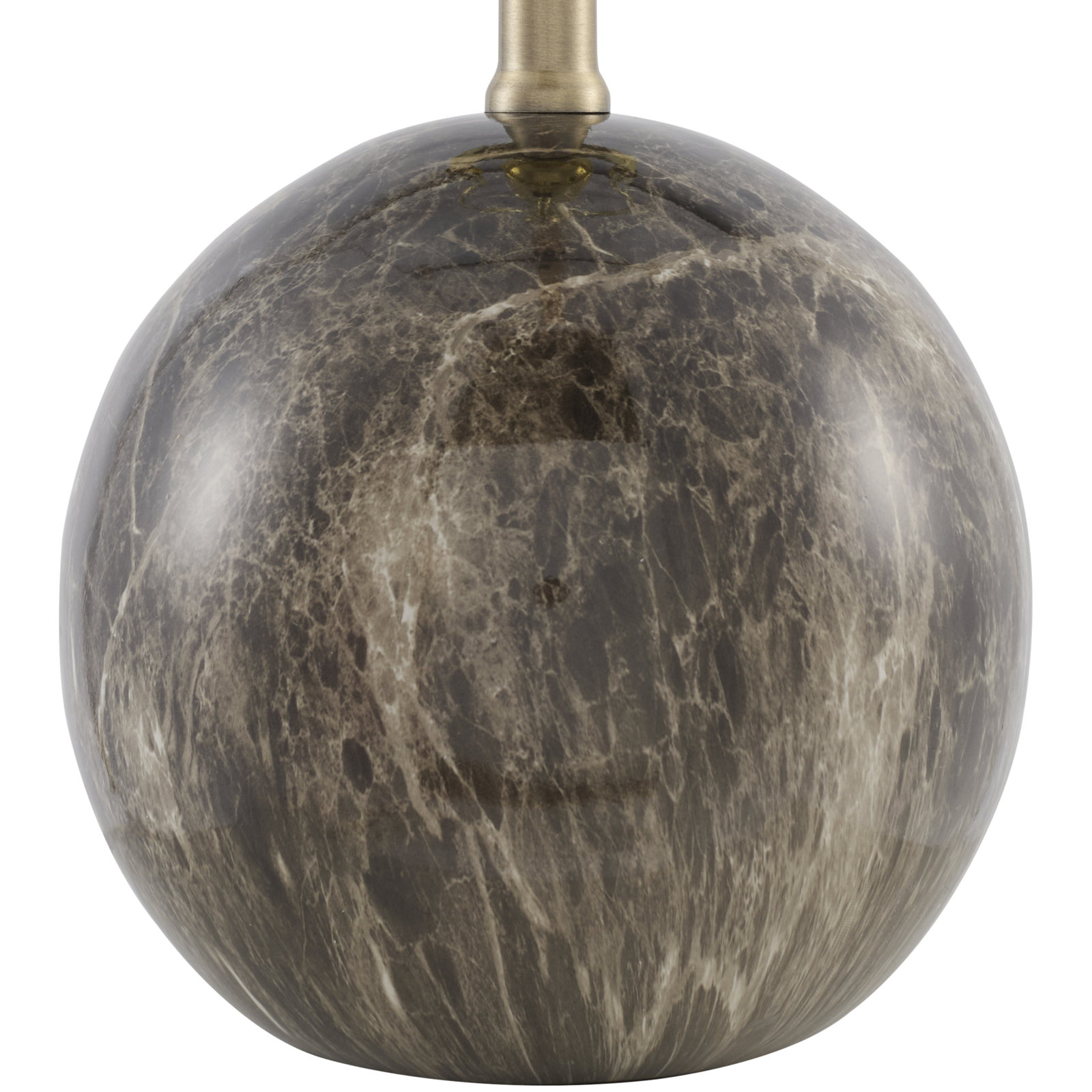 Laroche Ceramic Table Lamp, Dark Brown