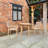 Roma 2 seater stacking bistro set