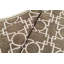 Himalayan Geometric Area Rug in Brown
