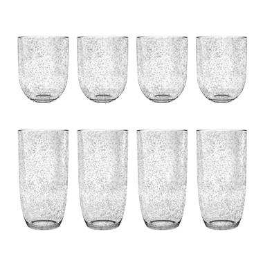 TarHong Bubble Jumbo Glass, Clear, 23 oz, Premium Plastic, Set of 6