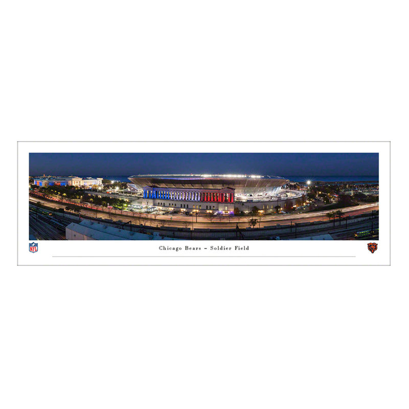 Soldier Field, Home of the Chicago Bears, impression panoramique sans cadre