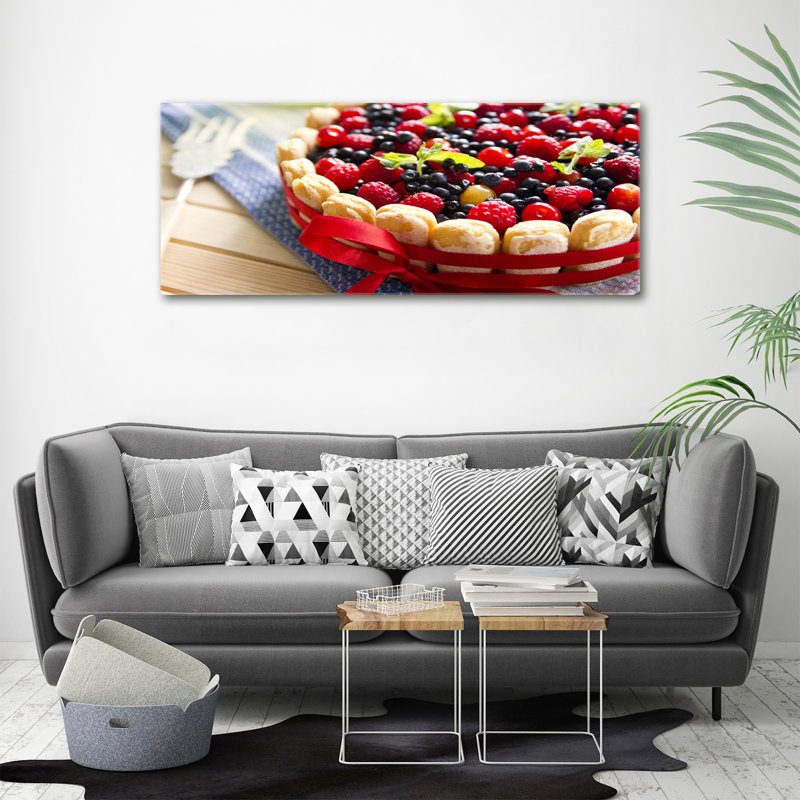 Forest Fruit Cake - No Frame Print on Canvas