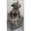 15 bouledogue anglais avec sculpture en bronze