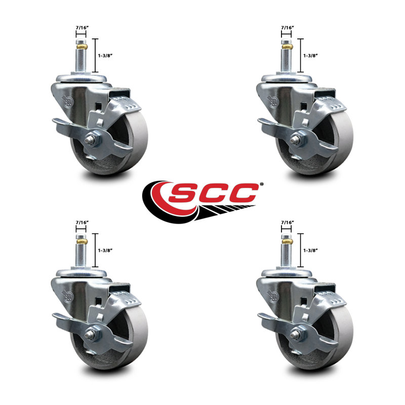 Semi Steel Swvl Grip Ring Caster
