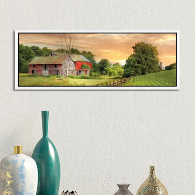 Greener Pastures by Lori Deiter - Panoramic Print on Canvas