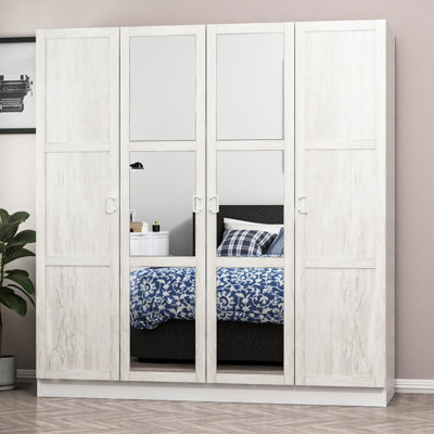 Raqual 100% MELAMINE COATED PARTICLE BOARD Wardrobe