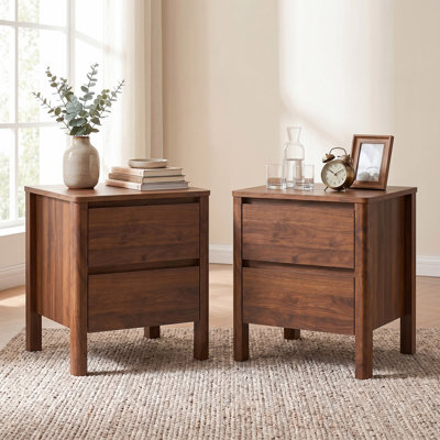 2-Drawer Nightstand (Set Of 2)