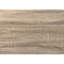 Table moderne 3 pièces - table basse et 2 tables de bout, finition stratifiée taupe, détails en métal noir, surface de vie 3 pour la pièce: café, plateaux latéraux, tablette surélevée, détails