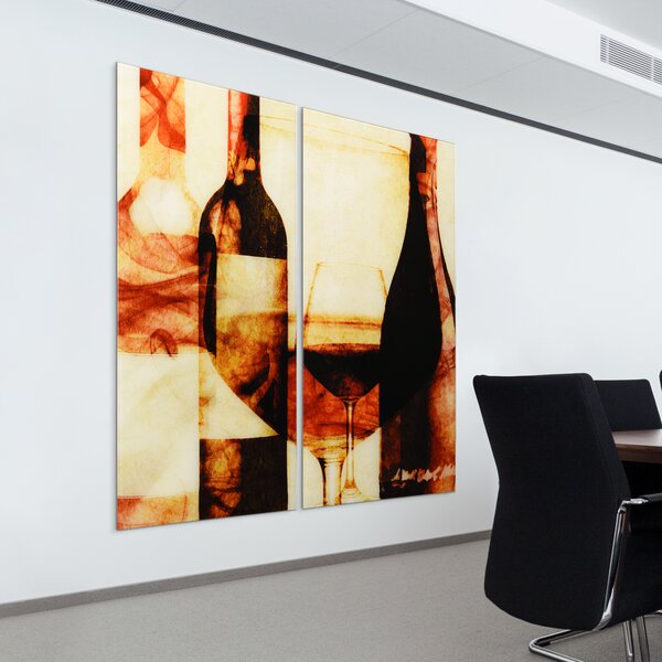 Panel Wall Art Wine Glasses Wayfair
