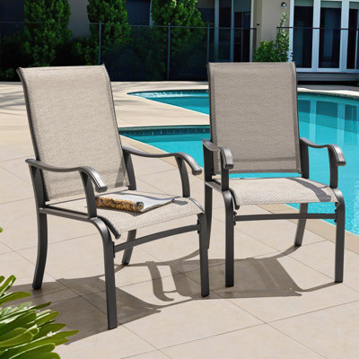 Sling Outdoor Dining Armchair