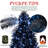 Black PE/PVC mixed automatic tree-1468436672