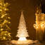 18.5"H Christmas Lighted Rotating Table Tree