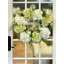 27" Grapevine Wreath with Hydrangeas and Fern