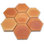 7 1/2" x 6 1/2" Hexagon Terra Cotta Wall & Floor Tile