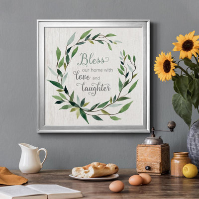 " Bless This Home Greenery "