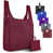 Noir / bleu / gris / mauve / vin - rouge