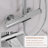 3-Function Rose Gold Shower System with Tub Spout, 10" Rainfall Head & Handheld, 1.59 GPM, CUPC/NSF Certified, Adjustable Height, Available in Matte Black & Chrome-130062743