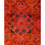 Tapis rose en laine noué à la main Copes 6 pi 1 po x 9 pi 0 po Copes