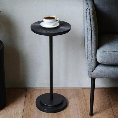 Table d'appoint noire moderne