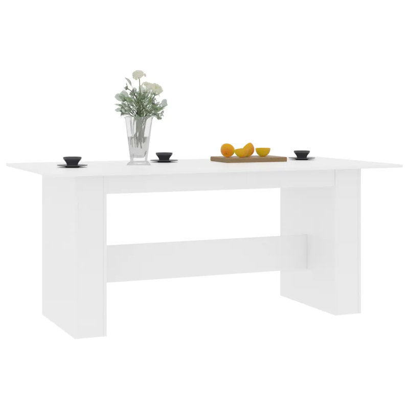 Aelia Rectangular Dining Table, White