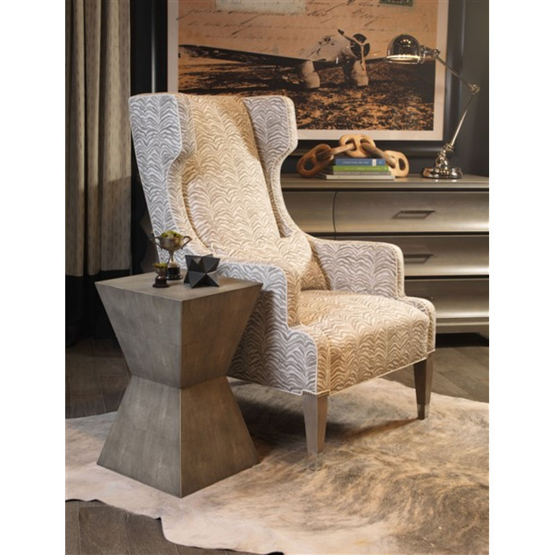 Nedrow By Thom Filicia End Table, Dew Shagreen