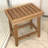 Chantail 15.75'' W Teak Shower Bench