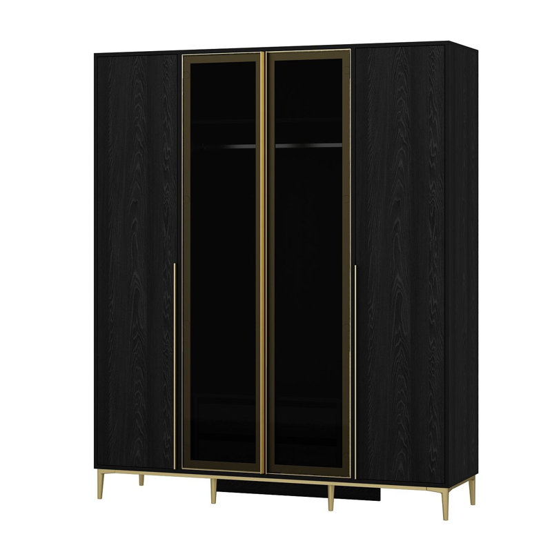 Elina 2 Door Manufactured Wood Wardrobe