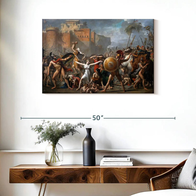 Keiri The Intervention Of The Sabine Women, 24" H x 36" W