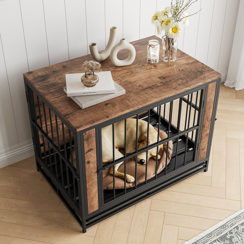 Cage pour chien, Grand (H 25,20 po x l 22,04 po x P 32,68 po)