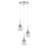 Delilah 3 - Light Chrome Cluster Pendant