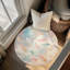 Tapis tressé Fluttering Hues-819556697