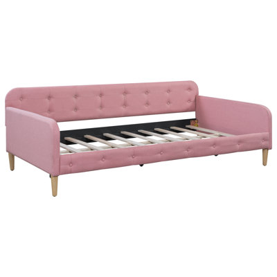 Twin Size Upholstered Daybed With 4 Support Legs