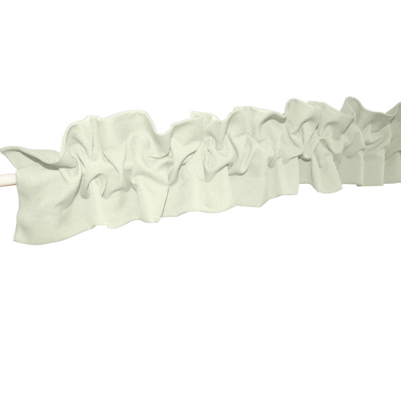 Window Valance, 144" W x 9" L, Ivory