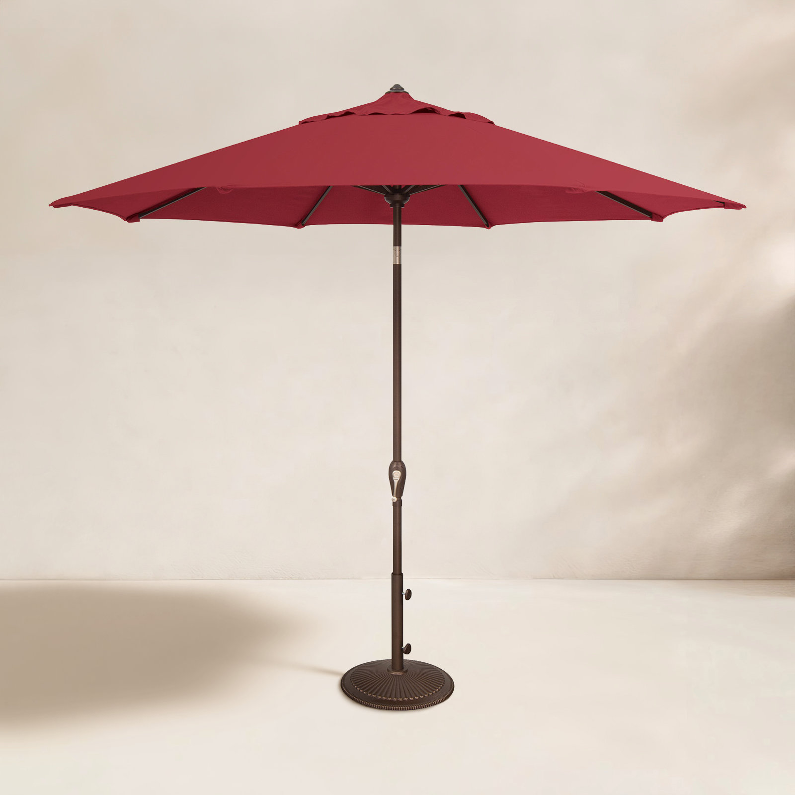 Colete 108'' Outdoor Umbrella, Really Red