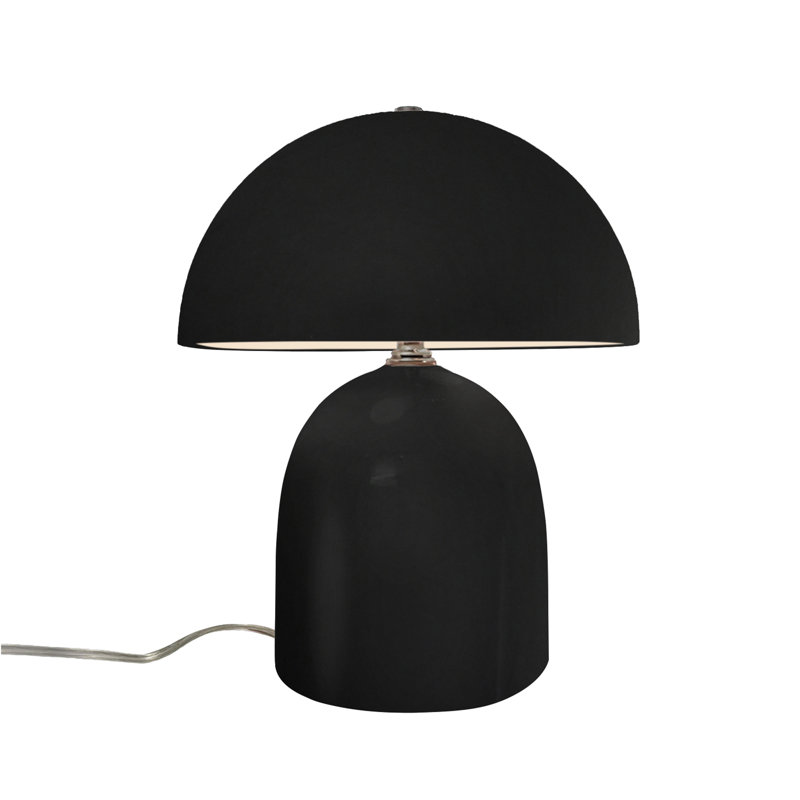 Hardacre Ceramic Table Lamp, Carbon Matte Black