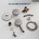 Dual-Function Shower Faucet System, Showerhead and Hand Shower with 5 Spray Settings